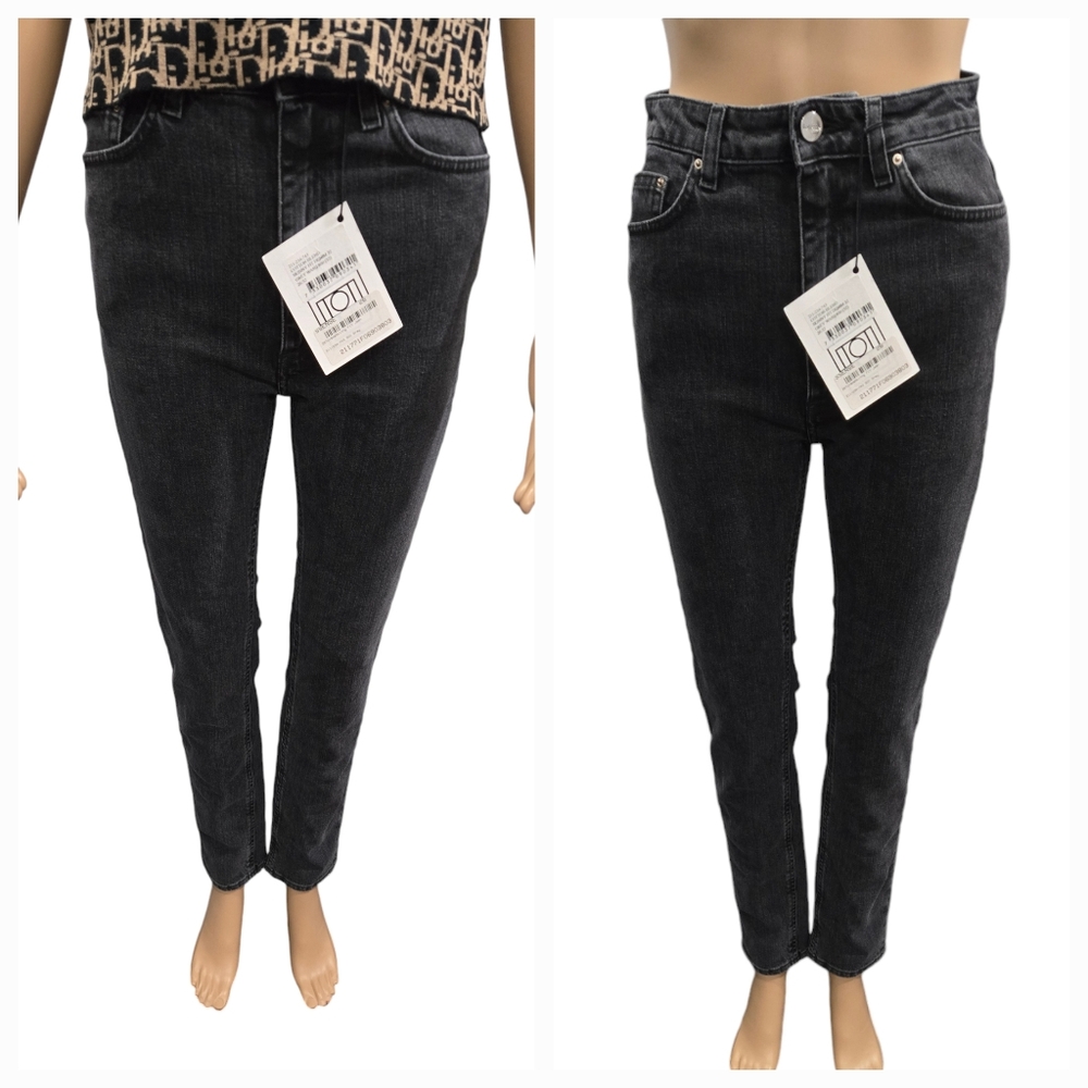 BNWTT Totême Standard New High-Waist Grey Skinny Jeans Size 26 - Picture 7 of 11